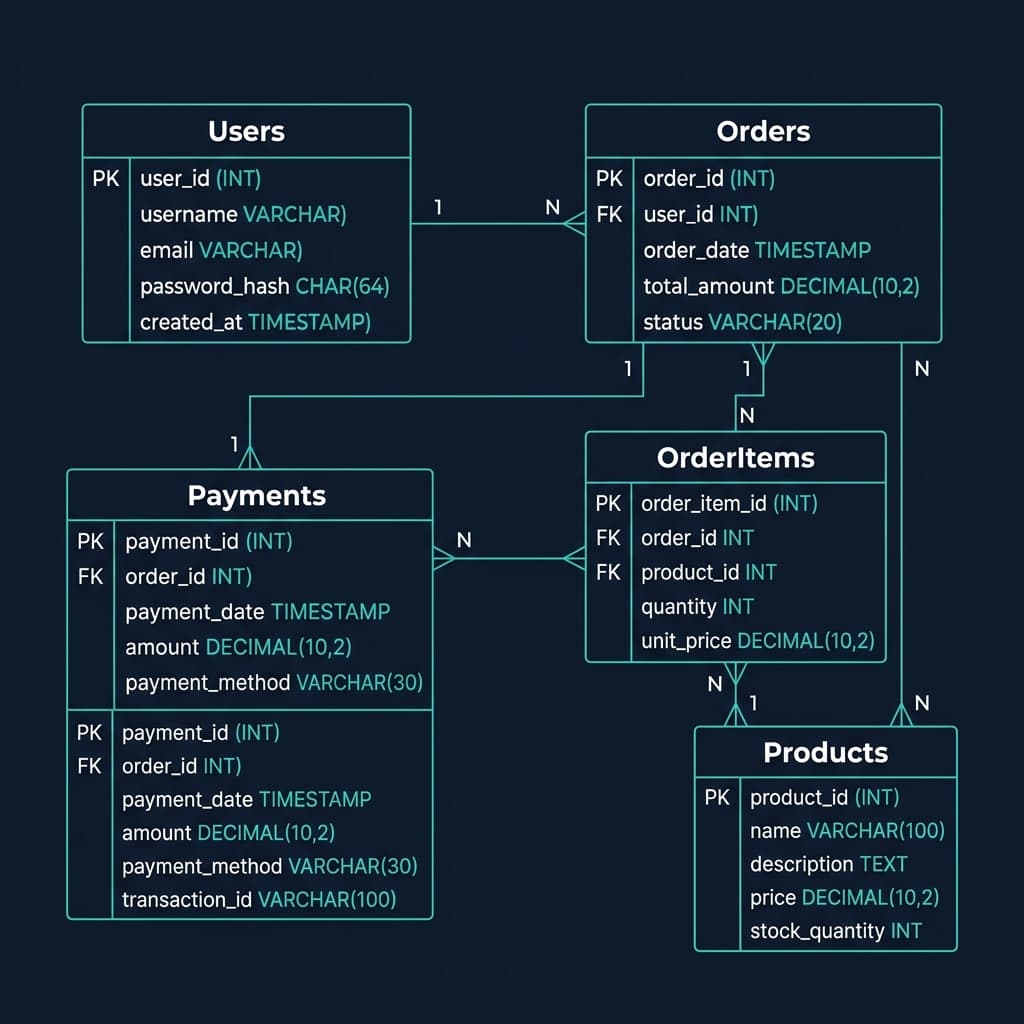 Database Design Standards diagram